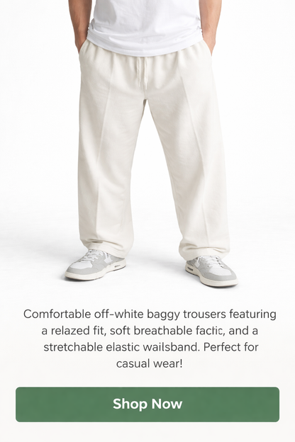 Off-white baggy trouser