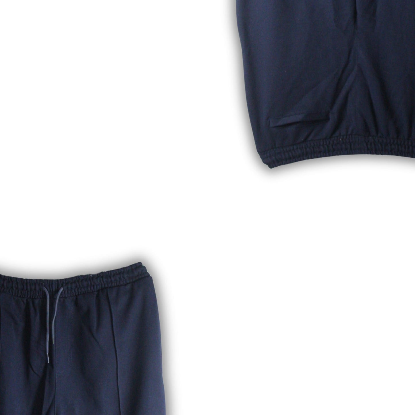 Navy blue baggy trouser