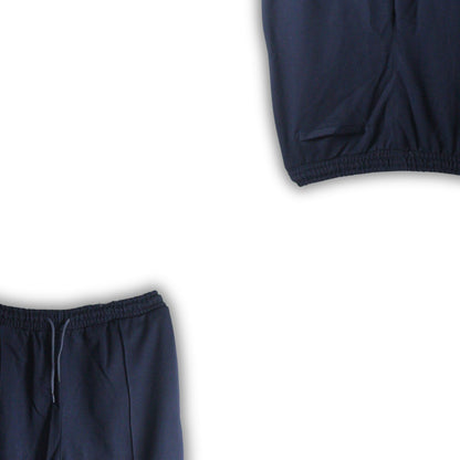 Navy blue baggy trouser