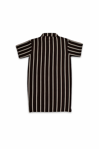 Midnight Regent Striped OLD MONEY POLO