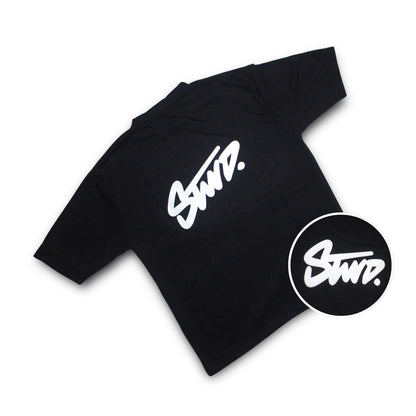 DROP-SHOULDER BLACK STAND