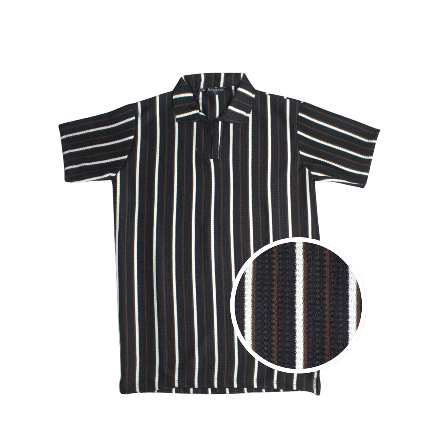 Midnight Regent Striped OLD MONEY POLO