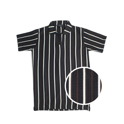 Midnight Regent Striped OLD MONEY POLO