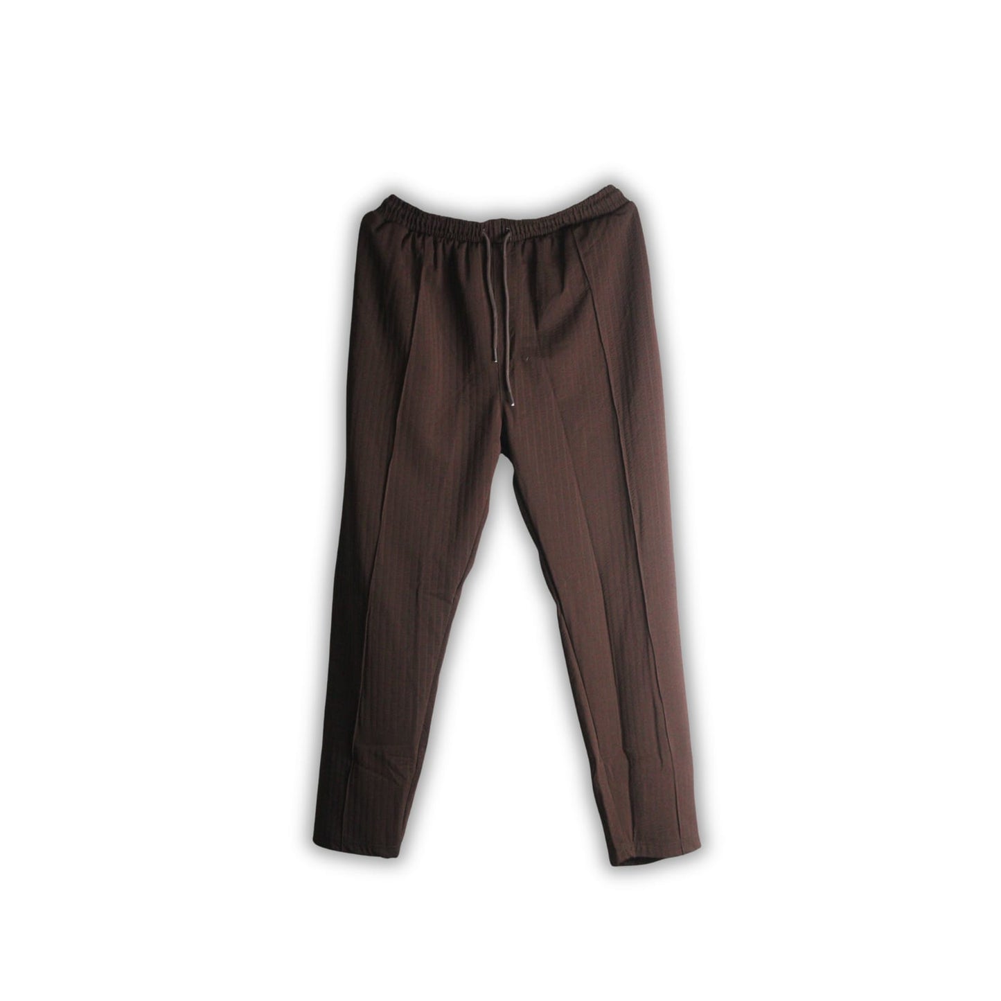 Old money brown textured trouser
